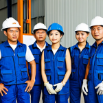 산업안전기사와 소음 및 진동 관리 - Workplace Safety Training**

"A diverse group of Thai workers participating in a safety training ses...