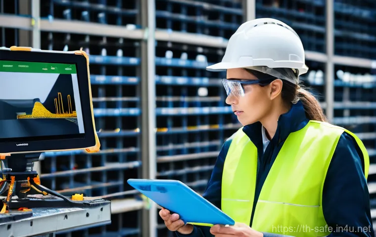 산업안전기사와 산업보건관리의 연계성 - **Prompt 1: Collaborative Workplace Safety & Health**
    "A male Safety Engineer and a female Occup...